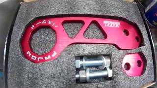 UNBOXING PWJDM  BDL rear tow hook  civic EK   INSTALLATION [upl. by Amo987]