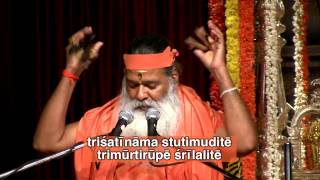 Trishatinaama Stuti Mudite by Sri Ganapathy Sachchidananda Swamiji [upl. by Abdu]