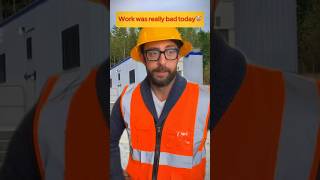 Work was really bad today🤡 adamrose funny constructioncomedy construction funnymemes [upl. by Arracahs]