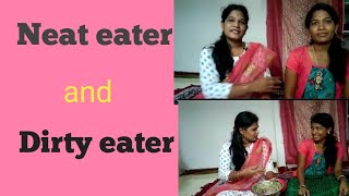 vlog Types of eaters lo one type of eaterneat eater and dirty eateridly eating😂🤣 [upl. by Davies]