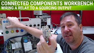 How to Wire a Relay to a Sourcing Allen Bradley Micro820 [upl. by Fonz]