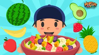 Fruit Salad Song for Kids New Version  Watermelon Song  Fruits Vocabulary for Kids [upl. by Ynez239]