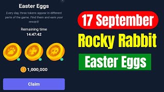 Rocky Rabbit Easter Eggs 17 September  Rocky Rabbit Daily Combo Today [upl. by Boardman]