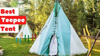 Best Teepee Tent In 2022 For Camping amp Backpacking [upl. by Fabi]