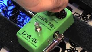 DAM Super Bee germanium fuzz guitar effects pedal demo [upl. by Eillo77]