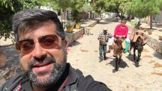 Mule Ride on Greek Island of Hydra [upl. by Nnayt409]