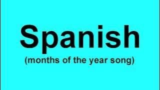 Months of the year song  Spanish [upl. by Daye]