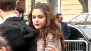 Odeya RUSH  Paris 11 march 2015 Fashion Week show Miu Miu [upl. by Etnahsa]