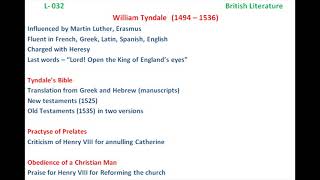 B032 William Tyndale [upl. by Kev]