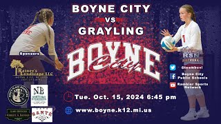 RSN Presents Boyne City vs Grayling Volleyball [upl. by Ardnad]