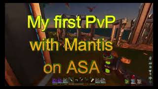 ARK Ascended Official PvP  Boom Evil  highlights 4  My First PvP with Mantis on ASA [upl. by Anires125]