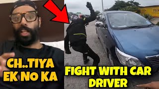 Jatt Prabhjot Angry With Car Driver 🤬  Jatt Prabhjot Road Rage with Car Driver 😡 jattprabhjot [upl. by Bald]