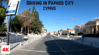 DRIVING in PAPHOS CITY in CYPRUS 10 MARCH 2023 [upl. by Ayiak]