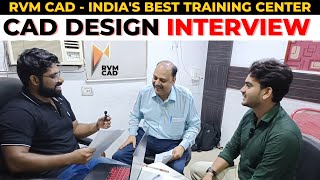 Design Engineer Inteview Questions  RVM CAD  Indias Best Skill Development Centre with 100 Jobs [upl. by Naujat255]