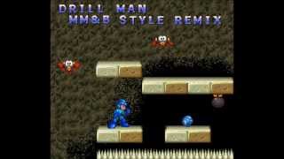 Mega Man 4 Drill Man Stage quotOre Minesquot SNES MMampB Style remix [upl. by Durnan]