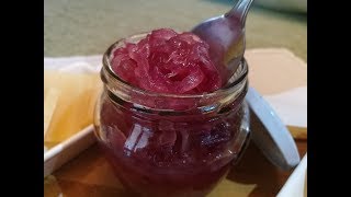 Marmellata di cipolle rosse Red onion jam Easy with Desy [upl. by Orson]