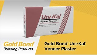 Gold Bond UniKal Veneer Plaster [upl. by Acinorahs]