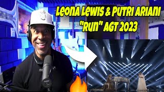 🎤 Producers EPIC Reaction to Leona Lewis amp Putri Arianis quotRunquot 🔥 [upl. by Orms]