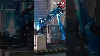 WEITAI Hydraulic Rotary Actuator Factory Robot welding [upl. by Arraeic237]