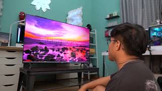 UNBOXING TV no 1 Di Indonesia  COOCAA Y72 [upl. by Eniretac]