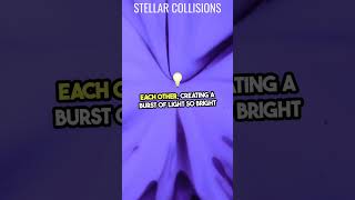 Stellar Collision Stars Collide in Space shorts space facts [upl. by Pilif309]