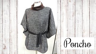 PONCHO SUPER FÁCIL DE FAZER [upl. by Neirda896]