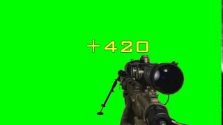 SNIPER MW2  Green Screen [upl. by Nudd]