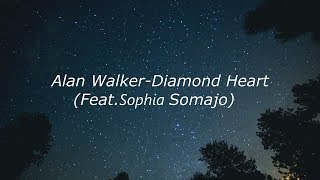 Alan WalkerDiamond Heart letra inglesespañol [upl. by Marlen]