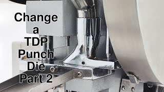 Tablet Pill Press  How To Change a Die  Part 2 [upl. by Rheingold544]