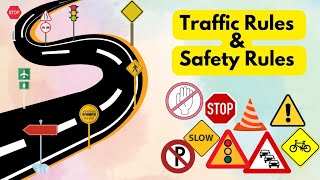 Traffic Signs and Rules For Kids  Road Safety For Children  learning hub [upl. by Nicolina]