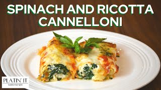 MustTry Spinach and Ricotta Cannelloni  Comfort Food Favourites [upl. by Ab]