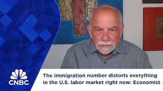 The immigration number distorts everything in the US labor market right now Economist [upl. by Valerlan560]