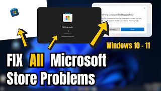 FIX Microsoft Store Not Downloading Apps or Not Opening Problem Windows 10 and 11 2023 [upl. by Kreis]