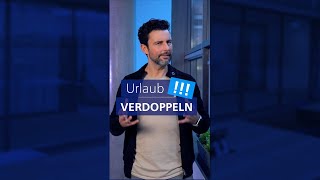 💡Das doppelte an freien Tagen 🚀 rausholen I Traumjob shorts youtubeshorts [upl. by Alehcim]