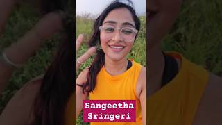 bigboss Sangeetha sringeri enjoying live in Sakleshpur trecking shorts youtubeshorts [upl. by Lleryt]