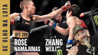 De Olho na Luta por Vitor Miranda Rose Namajunas x Zhang Weili [upl. by Anemolihp]