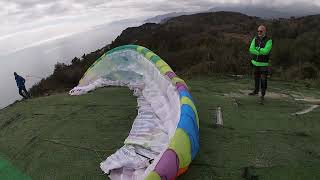 Varigotti SV paragliding decollo Girl 14 MAR 2024 [upl. by Engis]