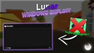 New Exploit On Roblox PC  Lunar FREE Roblox ExecutorExploit Windows  Byfron Bypass  Undetected [upl. by Ymrej]