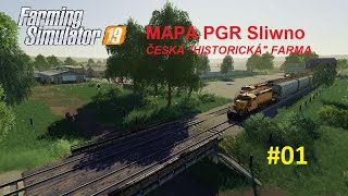 NÁKUP PRVNÍCH POZEMKU A HNED DO PRÁCE I mapa PGR Sliwno I Farming simulator 19 I CZSK 01 [upl. by Ainitsirhc]