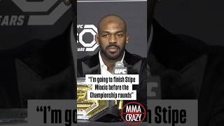 Jon Jones plans to finish Stipe Miocic before the championship rounds at UFC 309 [upl. by Elvah]