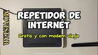 Convierte tu ROUTER viejo en un Repetidor WIFI GRATIS 2024 [upl. by Idonah766]