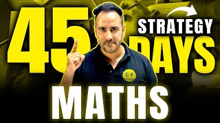 45 Day Final Strategy to score 95  Board Exam 202425  Maths with Ushank Sir Science and fun [upl. by Neumark]