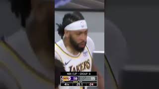 quotLeBron and Davis Shine as Lakers Edge Spurs in NBA Cup Matchupquot [upl. by Imled158]