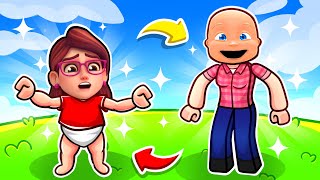 Baby and Mommy SWAP BODIES in Roblox [upl. by Ailahk]