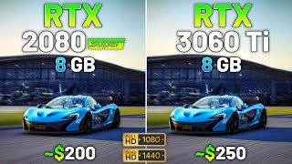 RTX 2080 SUPER vs RTX 3060 Ti  Test in 10 Games in 2024 [upl. by Nosnorb]