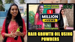 DAY 4 HOMEMADE HAIR GROWTH OILFOOD RECIPE FOR HAIR GROWTH [upl. by Zertnom]