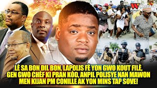 Gad Kijan Conille ak Madanm li tap di Ayiti byebyeLapolis fè yon bèl kou rezo trafik ògan kraze [upl. by Cudlip]