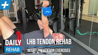 LHB Tendon Shoulder Rehab Exercises for Injury Prevention  Tim Keeley  Physio REHAB [upl. by Dnalhsa245]