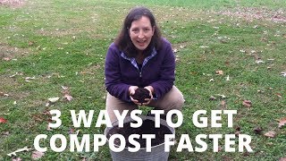 How to Make Compost Faster and Know When Its Ready Quick Start to Composting Part 3 [upl. by Htebyram484]