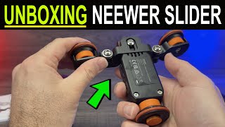 Unboxing Neewer Slider 3 Wheels Motorized [upl. by Francine]